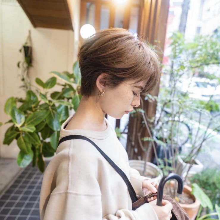 中目黒サロンe S 外国人風マッシュショート Genta E S イーズ 中目黒 イーズ ナカメグロ のヘアスタイル 美容院 美容室を予約するなら楽天ビューティ
