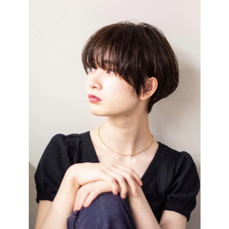 大人可愛いレトロマッシュショート 大人ショート 代30代 Circus By Beautrium 青山 サーカスバイビュートリアム アオヤマ の ヘアスタイル 美容院 美容室を予約するなら楽天ビューティ