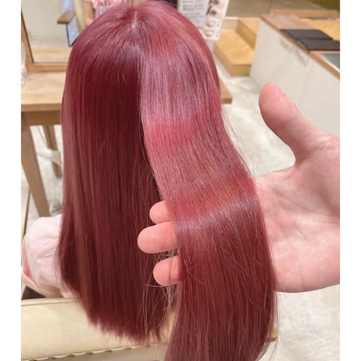 ダブルカラーローズピンク Dam Hair Garden ダムヘアーガーデン のヘアスタイル 美容院 美容室を予約するなら楽天ビューティ