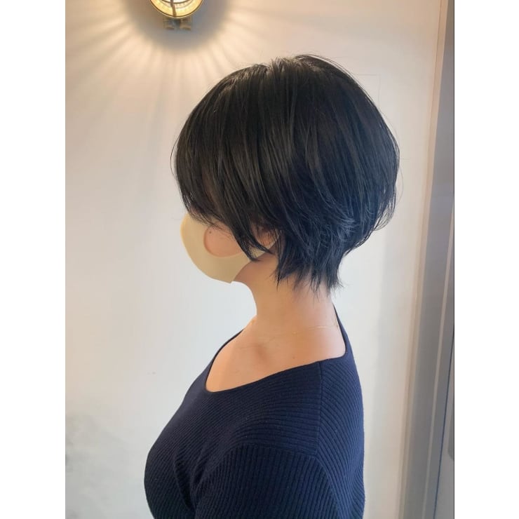 女性らしいソフトマッシュウルフショートヘア Bekku Hair Salon 広尾店 ベックヘアサロン ヒロオテン のヘアスタイル 美容院 美容室を予約するなら楽天ビューティ