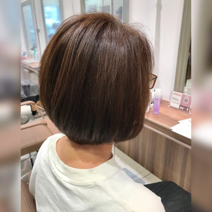 脱 白髪染め アッシュブラウンで白髪ぼかし Ash 川崎店 アッシュカワサキテン のヘアスタイル 美容院 美容室を予約するなら楽天ビューティ