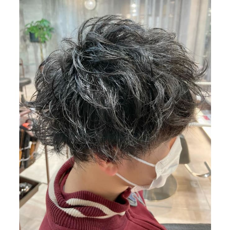 クロスパーマ 重めマッシュ G Grow札幌大通 ジーグロウ のヘアスタイル 美容院 美容室を予約するなら楽天ビューティ