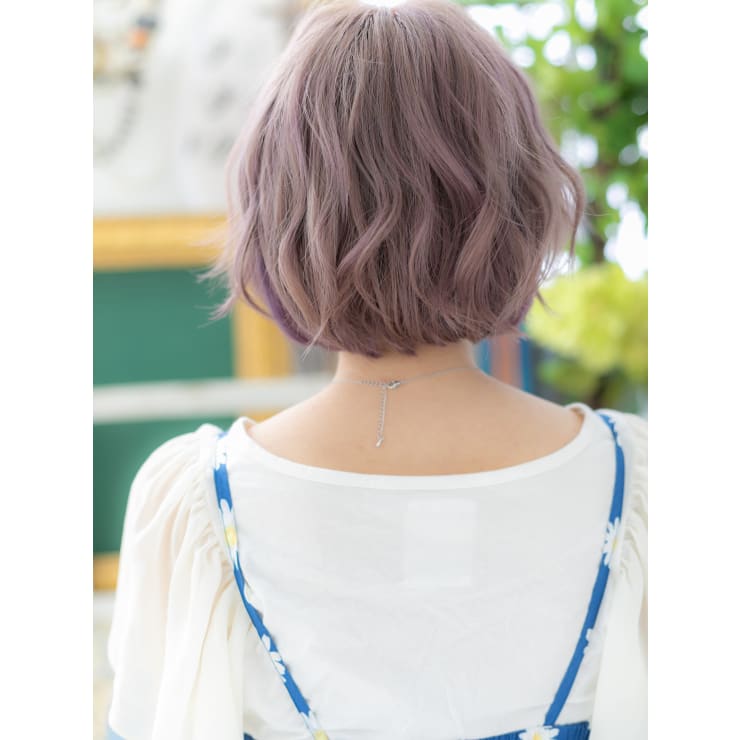 インナーカラーピンクくせ毛風小顔ハイライト バイカラー Cover Hair Bliss 戸田公園西口店 カバーヘアブリス トダコウエンニシグチテン のヘアスタイル 美容院 美容室を予約するなら楽天ビューティ