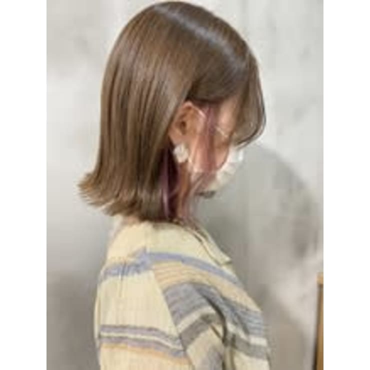 ピンクピアスカラー 切りっぱなしボブ Hair Salon Ulu ヘアーサロン ウル のヘアスタイル 美容院 美容室を予約するなら楽天ビューティ