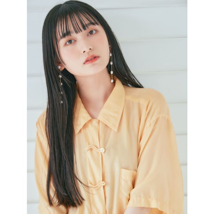 シースルー前髪ロングヘア Little 小倉 リトルコクラ のヘアスタイル 美容院 美容室を予約するなら楽天ビューティ
