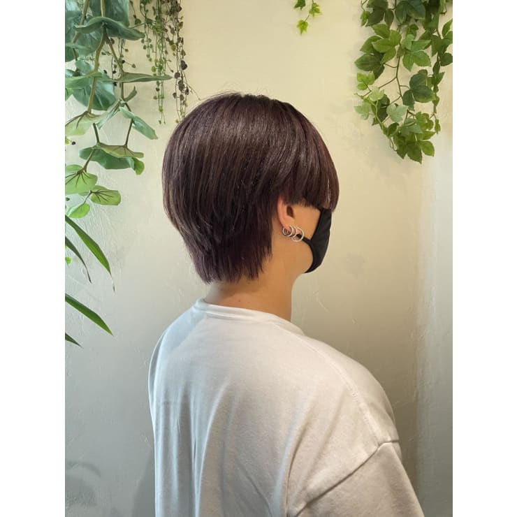 メンズカット韓国風マッシュウルフ 福岡 オーガニックカラー Miroa フクオカ ミロア のヘアスタイル 美容院 美容室を予約するなら楽天ビューティ
