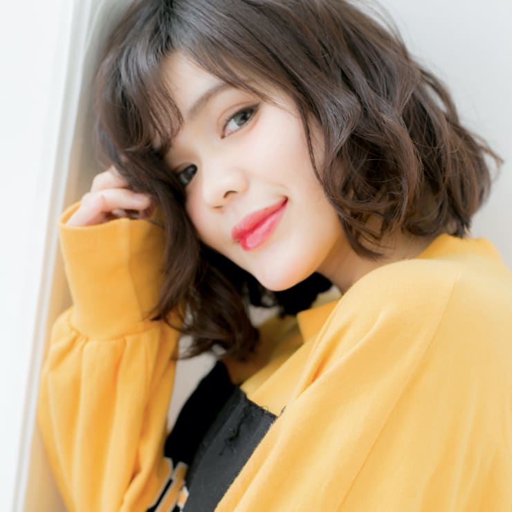 Cuteなゆるふわボブ スタイリング簡単なデジタルパーマで Roma Hair Salon ローマヘアサロン のヘアスタイル 美容院 美容室を予約するなら楽天ビューティ
