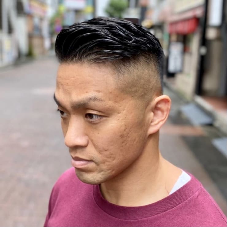 濡れパン アイロンパーマ スキンフェード 大宮 バーバー ヒロ銀座barber Shop 大宮店 ヒロギンザバーバーショップオオミヤテン のヘアスタイル 美容院 美容室を予約するなら楽天ビューティ