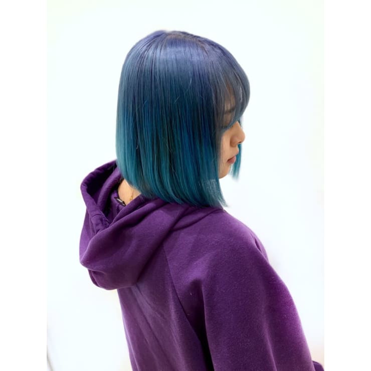 水色×ブルーグラデーションカラー | ACT 仙川店(アクト センガワテン