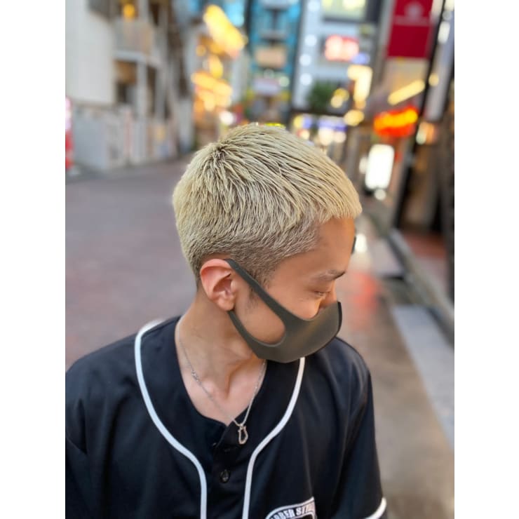 金髪ボウズスタイル ヒロ銀座ヘアーサロン 銀座一丁目中央通り店 ヒロギンザヘアーサロンギンザイッチョウメチュウオウドオリテン のヘアスタイル 美容院 美容室を予約するなら楽天ビューティ