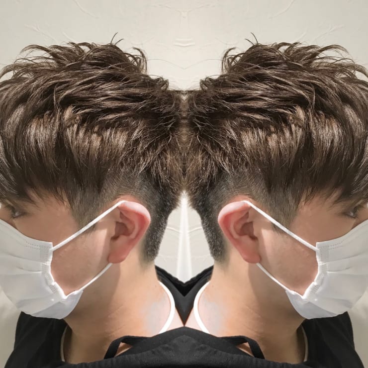 プラチナアッシュ メンズショート Ash 川口店 アッシュカワグチテン のヘアスタイル 美容院 美容室を予約するなら楽天ビューティ