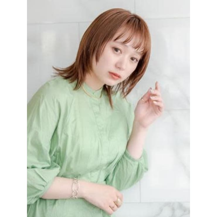 Aube Hair 抜け感ヘア ミディアムウルフ Aube Hair Axia 溝の口店 オーブヘアアクシア ミゾノクチテン のヘアスタイル 美容院 美容室を予約するなら楽天ビューティ