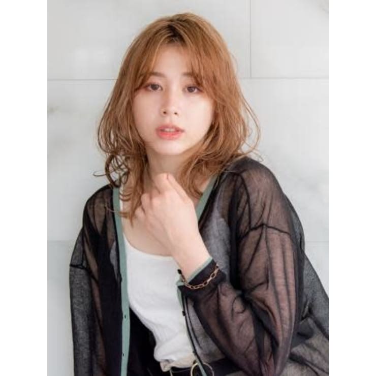 Aube Hair 外ハネくびれミディ Aube Hair Iris 博多店 オーブヘアアイリス ハカタテン のヘアスタイル 美容院 美容室を予約するなら楽天ビューティ