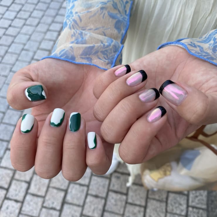 カラーフレンチ Chipie Nail シピー ネイル のネイルデザイン ネイル まつげサロンを予約するなら楽天ビューティ カラーフレンチ Chipie Nail シピー ネイル のネイルデザイン ネイル まつげサロンを予約するなら楽天ビューティ