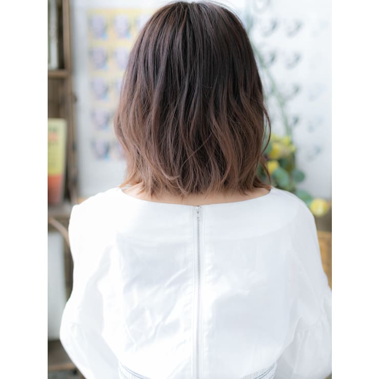大人ハイライトカラーくせ毛風小顔プリカール 鎖骨ミディアム Cover Hair Bliss 上尾西口店 カバーヘアブリス アゲオニシグチテン の ヘアスタイル 美容院 美容室を予約するなら楽天ビューティ