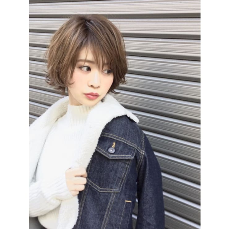 高橋舞 ショートパーマ エアリーミディ 韓国 黒髪 Lemo By Ura レモバイウラ のヘアスタイル 美容院 美容室を予約するなら楽天ビューティ