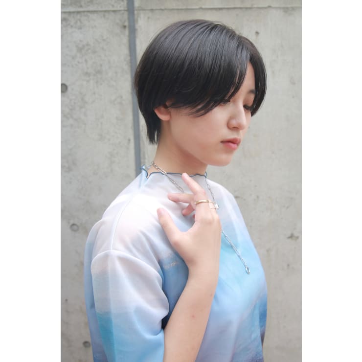 韓国風ハンサムショート Nyny 新田辺店 ニューヨークニューヨーク シンタナベテン のヘアスタイル 美容院 美容室を予約するなら楽天ビューティ