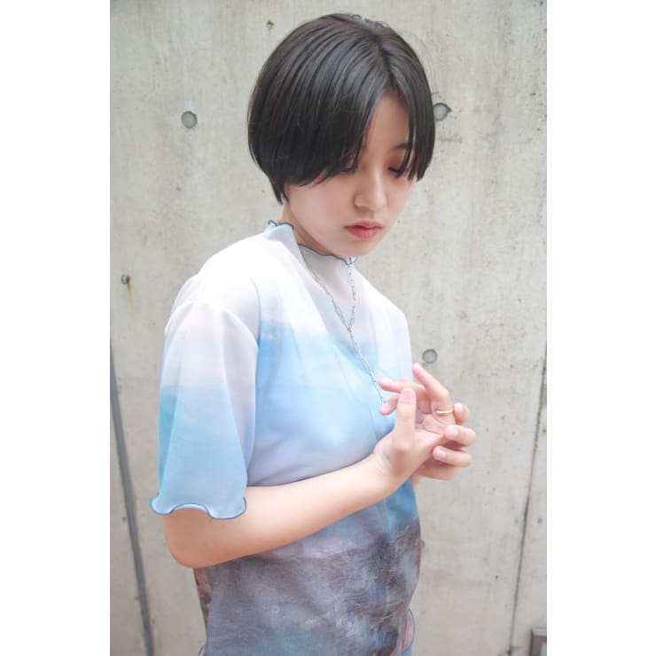 韓国風ハンサムショート Nyny 新田辺店 ニューヨークニューヨーク シンタナベテン のヘアスタイル 美容院 美容室を予約するなら楽天ビューティ