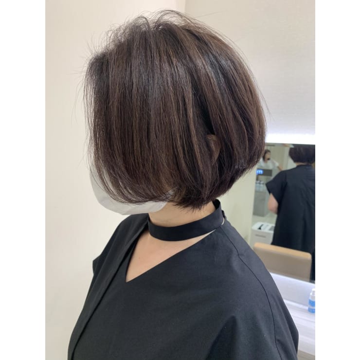 白髪染め c7-1 ハイライトメッシュ脱白髪染め：L129823090｜ホットペッパービューティー