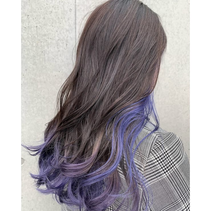 インナーカラー purple | edge.下北沢(エッジ シモキタザワ)の