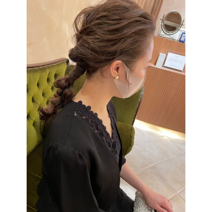 結婚式お呼ばれヘア 人気のスタイル Beautrium 銀座265 ビュートリアム のヘアスタイル 美容院 美容室を予約するなら楽天ビューティ