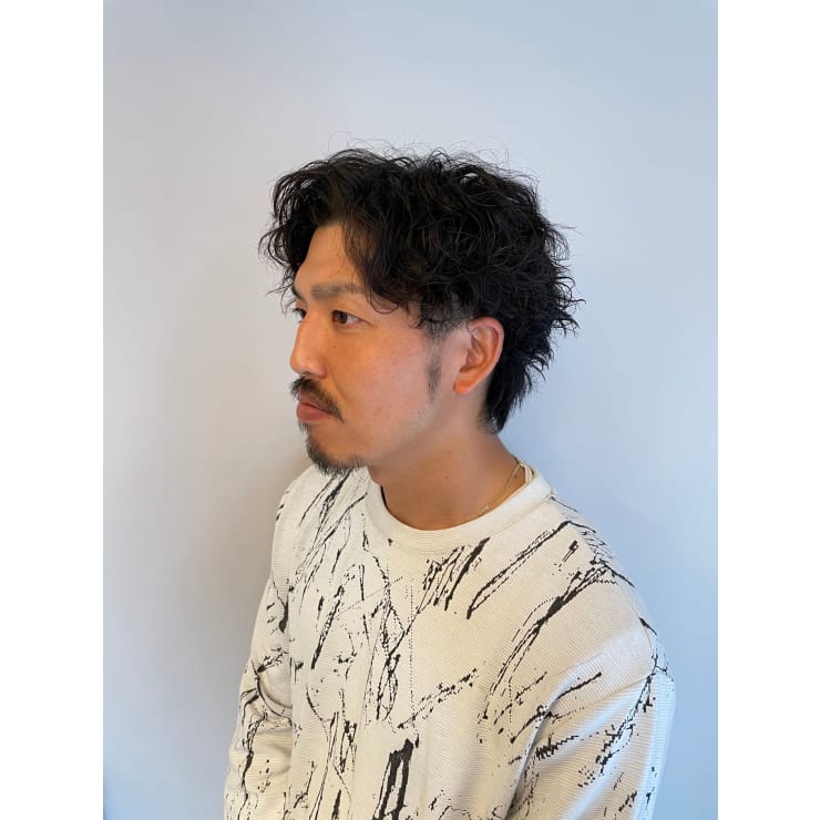 くりくりスパイラルパーマ 須磨 板宿 メンズ専門美容院 インフィニィト インフィニィト のヘアスタイル 美容院 美容室を予約するなら楽天ビューティ