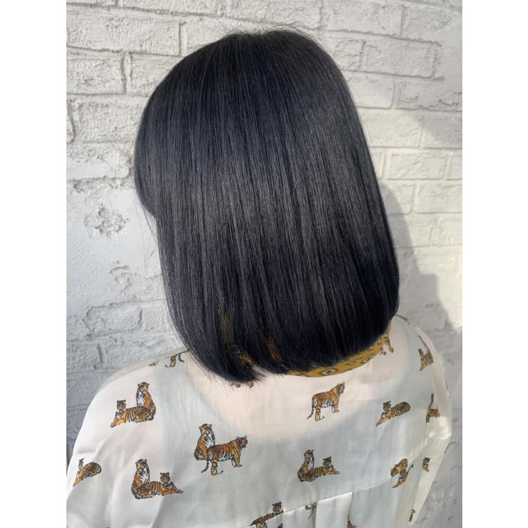 ダークアッシュブルーアッシュグレー艶カラー9011 Prize 池袋西口店 プライズ のヘアスタイル 美容院 美容室を予約するなら楽天ビューティ