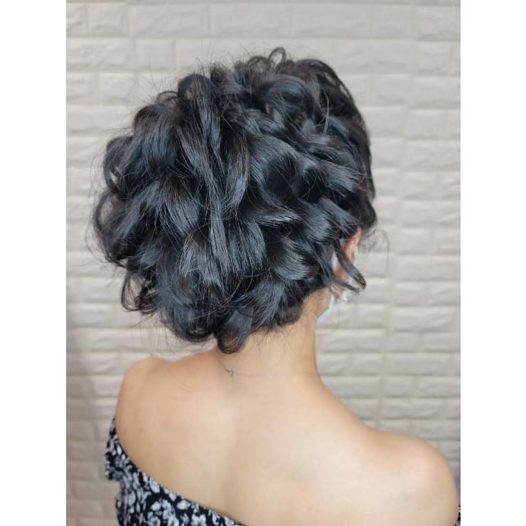 華やかアップスタイル Studio Color ヘアセット メイク専門店 スタジオカラーヘアセットアンドメイクセンモンテン のヘアスタイル 美容院 美容室を予約するなら楽天ビューティ