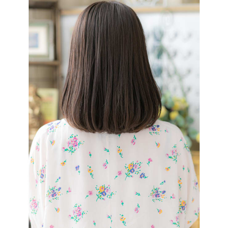 黒髪アッシュ小顔ハイライトカラー大人ボブ ロブヘア Cover Hair Bliss 大宮西口店 カバーヘアブリス オオミヤニシグチテン のヘアスタイル 美容院 美容室を予約するなら楽天ビューティ