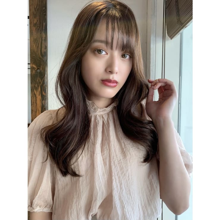 ヨシンモリ シースルーバング 韓国 オルチャンカラー Rima リマ のヘアスタイル 美容院 美容室を予約するなら楽天ビューティ ヨシンモリ シースルーバング 韓国 オルチャンカラー Rima リマ のヘアスタイル 美容院 美容室を予約するなら楽天ビューティ