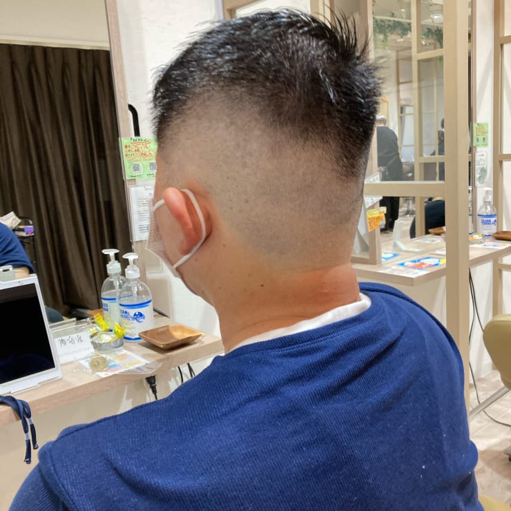 スキンフェード0 8ミリ 超ベリーショート Lohas Hair Angie 髪質改善 50代大人ボブ ロハスヘア アンジェ のヘアスタイル 美容院 美容室を予約するなら楽天ビューティ