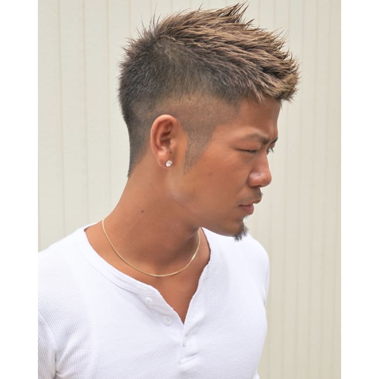 Sourire結城 メンズ刈り上げフェードスタイル 半個室型美容室 Sourire 雑餉隈 ハンコシツガタビヨウシツスーリールザッショノクマ のヘアスタイル 美容院 美容室を予約するなら楽天ビューティ