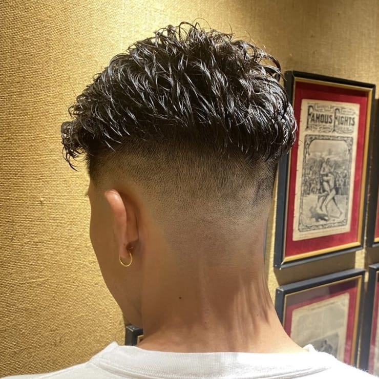 メンズパーマ イメチェン スキンフェード バーバー 大宮 ヒロ銀座barber Shop 大宮店 ヒロギンザバーバーショップオオミヤテン の ヘアスタイル 美容院 美容室を予約するなら楽天ビューティ