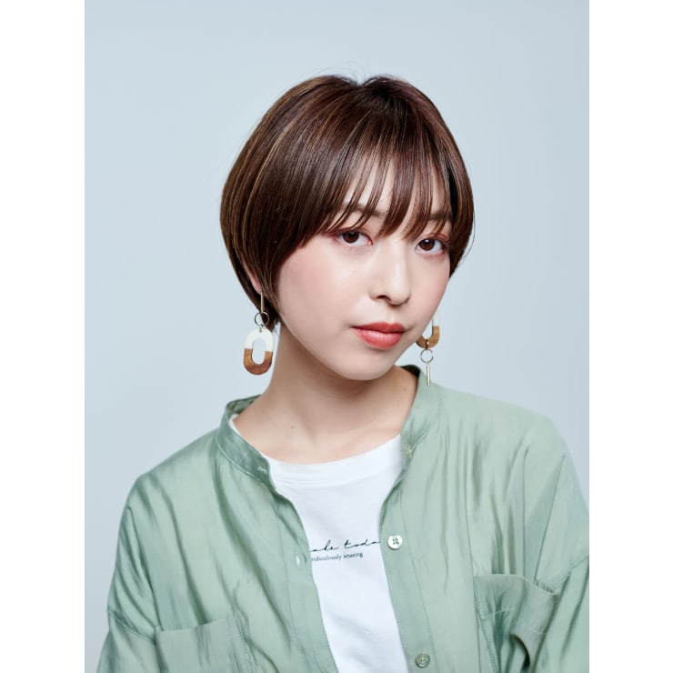 リピーター　　★サラサラ高級人毛100%★外ハネショート　ブラウン リピーター ☆サラサラ高級人毛100%☆外ハネショート ブラウン