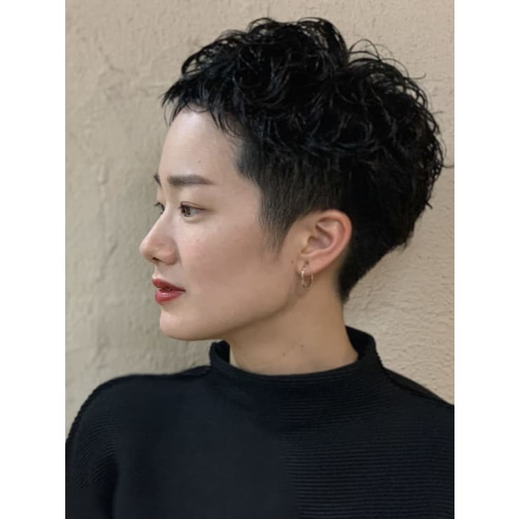 パーマ ベリーショート En By Smile エンバイスマイル のヘアスタイル 美容院 美容室を予約するなら楽天ビューティ