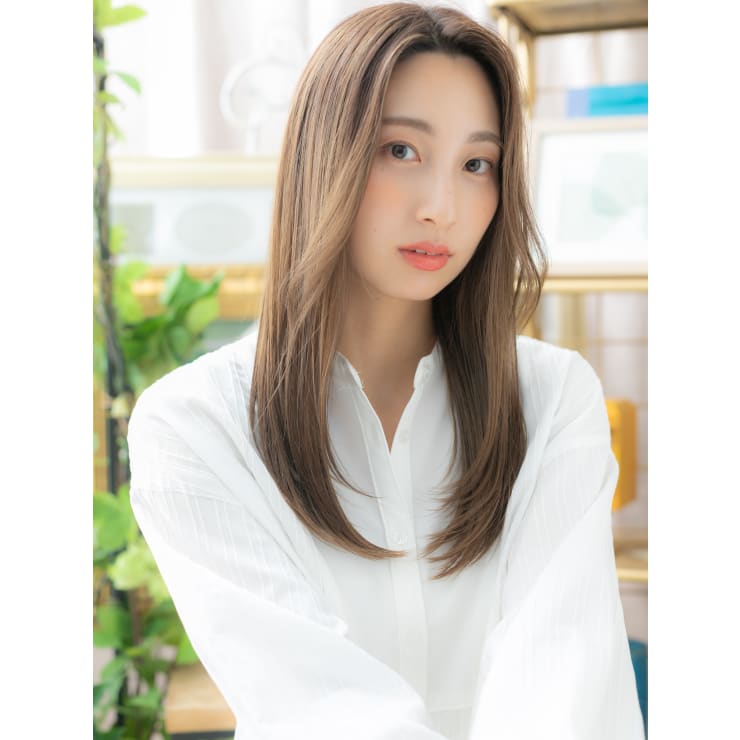 かきあげ前髪抜け感ヘア 小顔流れるレイヤー ノームコア Cover Hair Spa Bliss 浦和西口店 髪質改善 縮毛矯正 ヘッドスパ カバーヘア アンド スパブリス ウラワニシグチテン のヘアスタイル 美容院 美容室を予約するなら楽天ビューティ