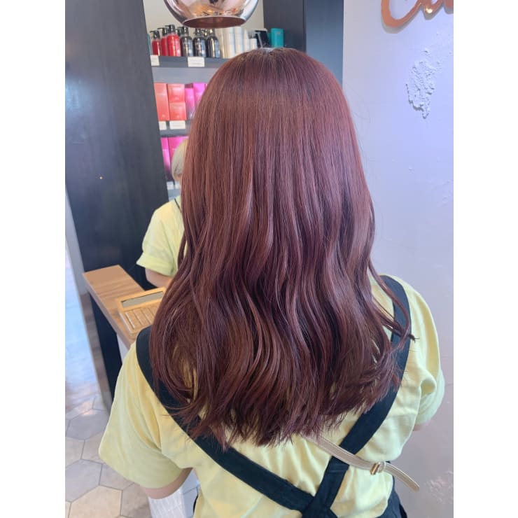 ブリーチなしカシスピンク Ciel シエル のヘアスタイル 美容院 美容室を予約するなら楽天ビューティ