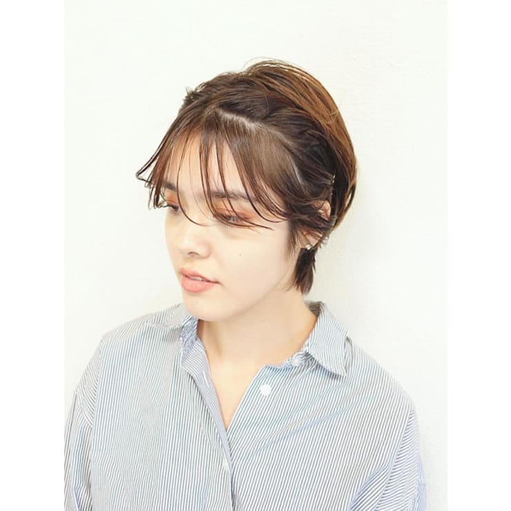 伸ばしかけショートヘアアレンジ Natsuya ナツヤ のヘアスタイル 美容院 美容室を予約するなら楽天ビューティ