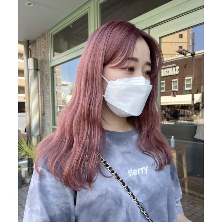 オルチャンカラー 大人可愛い ピンク ラベンダーベージュ Colette コレット コレット のヘアスタイル 美容院 美容室を予約するなら楽天ビューティ