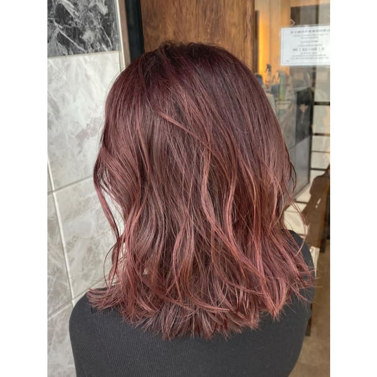 イルミナカラー/ボルドーピンク/トリートメント/ヘアカット | OHANA