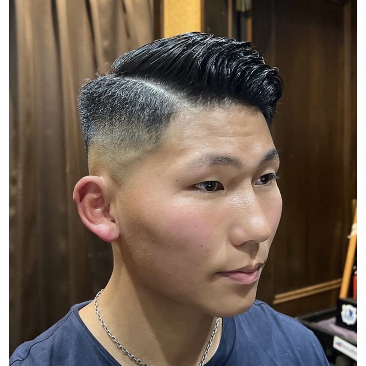 外国人風 フェード メンズ バーバー 大宮 理容室 ヒロ銀座 ヒロ銀座barber Shop 大宮店 ヒロギンザバーバーショップオオミヤテン のヘアスタイル 美容院 美容室を予約するなら楽天ビューティ