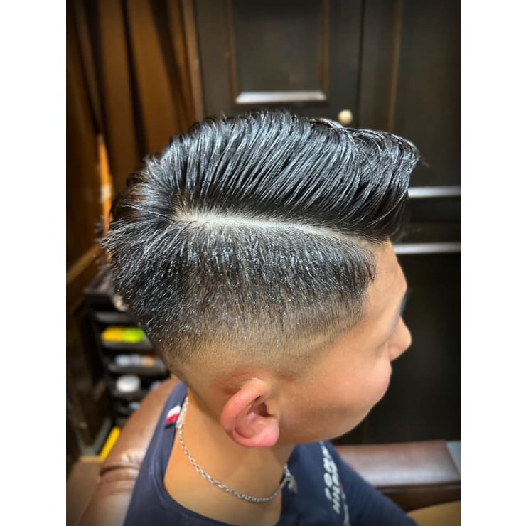 外国人風 フェード メンズ バーバー 大宮 理容室 ヒロ銀座 ヒロ銀座barber Shop 大宮店 ヒロギンザバーバーショップオオミヤテン のヘアスタイル 美容院 美容室を予約するなら楽天ビューティ