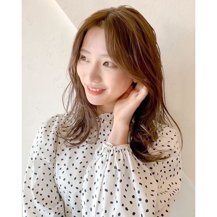 代 30代 くびれミディ Aube Hair Fred 熊本店 オーブヘアフレッドクマモトテン のヘアスタイル 美容院 美容室を予約するなら楽天ビューティ