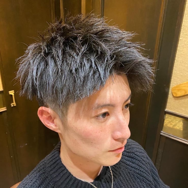 イケメンショート ツーブロック メンズカット 大宮 バーバー ヒロ銀座barber Shop 大宮店 ヒロギンザバーバーショップオオミヤテン のヘアスタイル 美容院 美容室を予約するなら楽天ビューティ