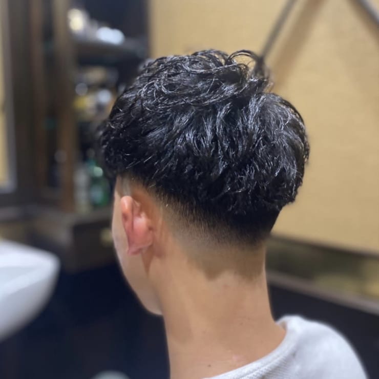 ゆるふわパーマ ショートマッシュ ヒロ銀座barber Shop 大宮店 ヒロギンザバーバーショップオオミヤテン のヘアスタイル 美容院 美容室を予約するなら楽天ビューティ
