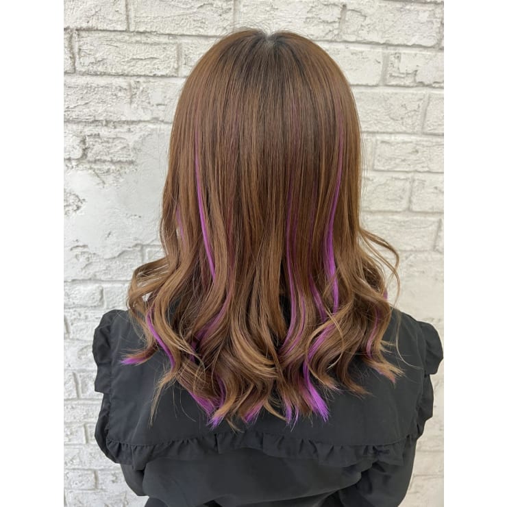 ポイントエクステメッシュパープル 9042 Prize 池袋西口店 プライズ のヘアスタイル 美容院 美容室を予約するなら楽天ビューティ