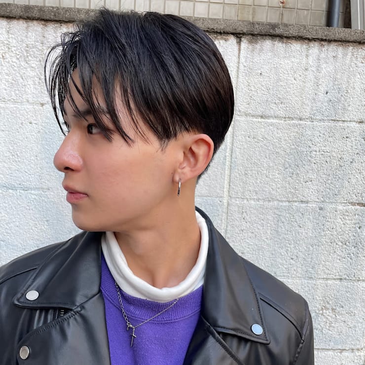 シースルーバング センターパート Hair Salon Mimosa Works ヘアサロンミモザワークス のヘアスタイル 美容院 美容室を予約するなら楽天ビューティ