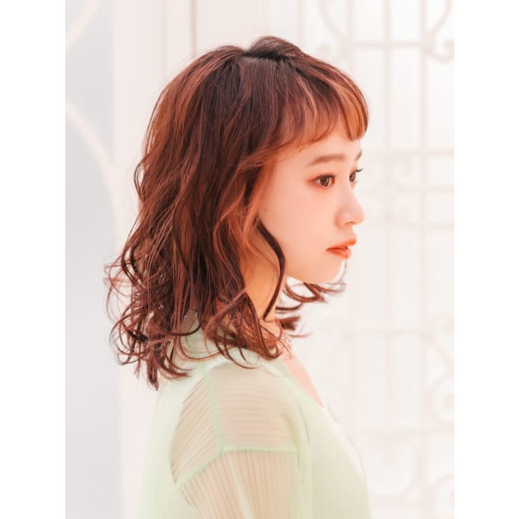 ゆるふわパーマミディアム Little Esta 大名 リトルエスタ のヘアスタイル 美容院 美容室を予約するなら楽天ビューティ