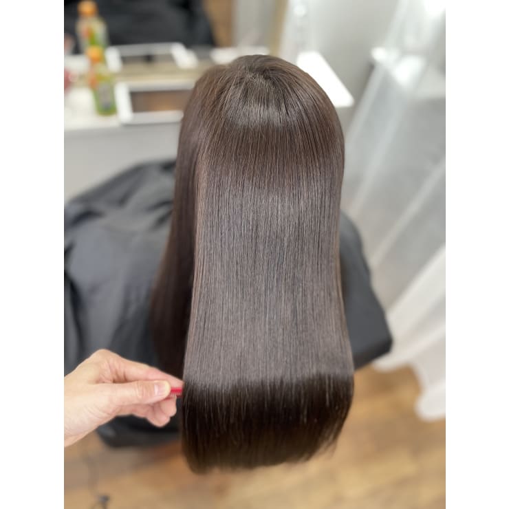 エイジング髪質改善カラーエステ 髪質改善 縮毛矯正専門 美容室イリス 高槻店 カミシツカイゼンシュクモウキョウセイビヨウシツイリスタカツキ のヘアスタイル 美容院 美容室を予約するなら楽天ビューティ