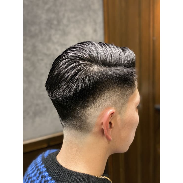 七三分けフェード | HIRO GINZA BARBER SHOP 横浜(ヒロギンザ バーバー